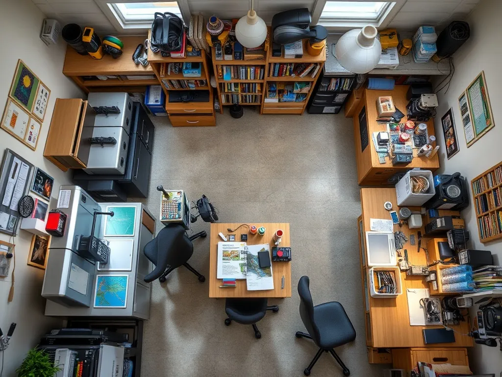 Banner inspiration for creative room layout